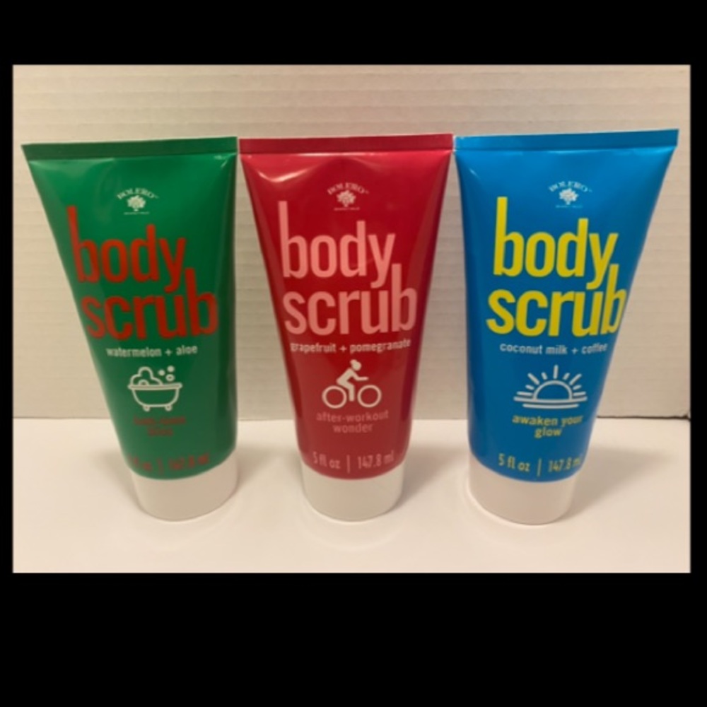 Bolero Body Scrub bundle* Water+aloe, Coconut milk+coffee&grapefruit+pomegranate